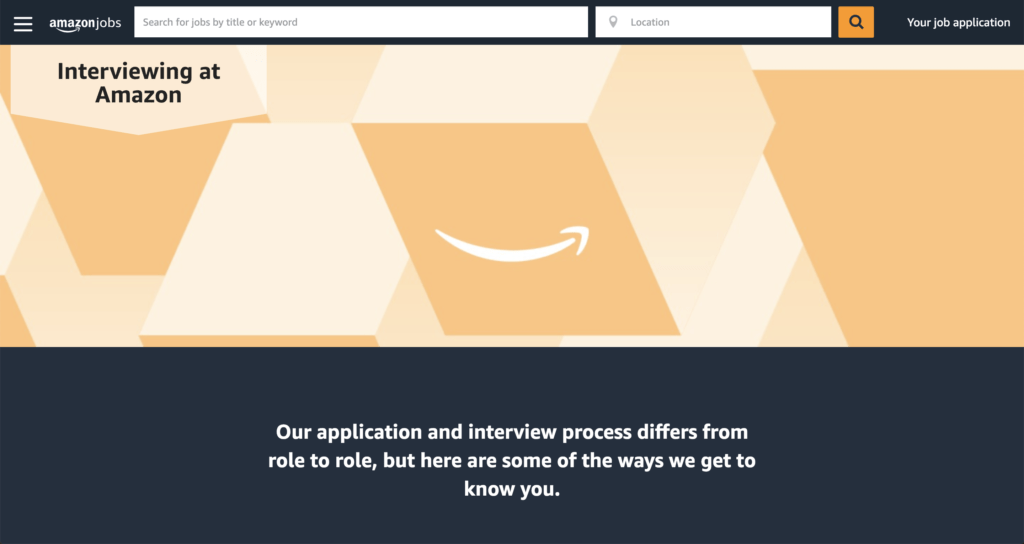 amazon careers homepage